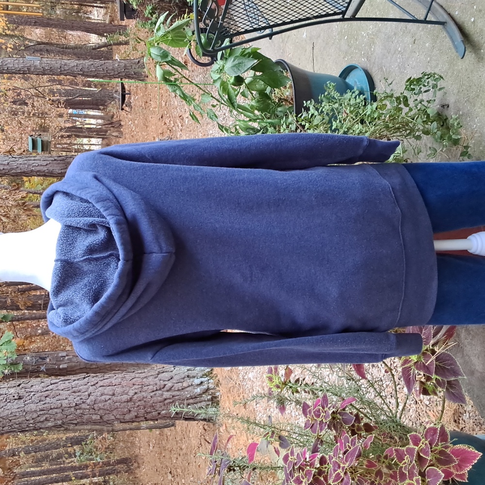 J. Crew Vintage Tunic Hoodie Sweatshirt."Bum-concealing length" SUPER SOFT COMFY - Picture 2 of 7